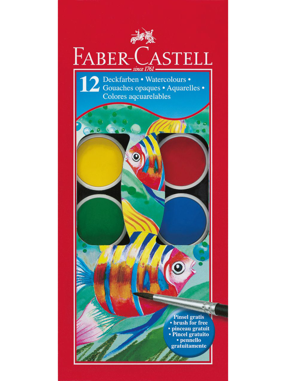 סט צבעי מים Faber Castell
