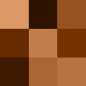 Explicación del color marrón
