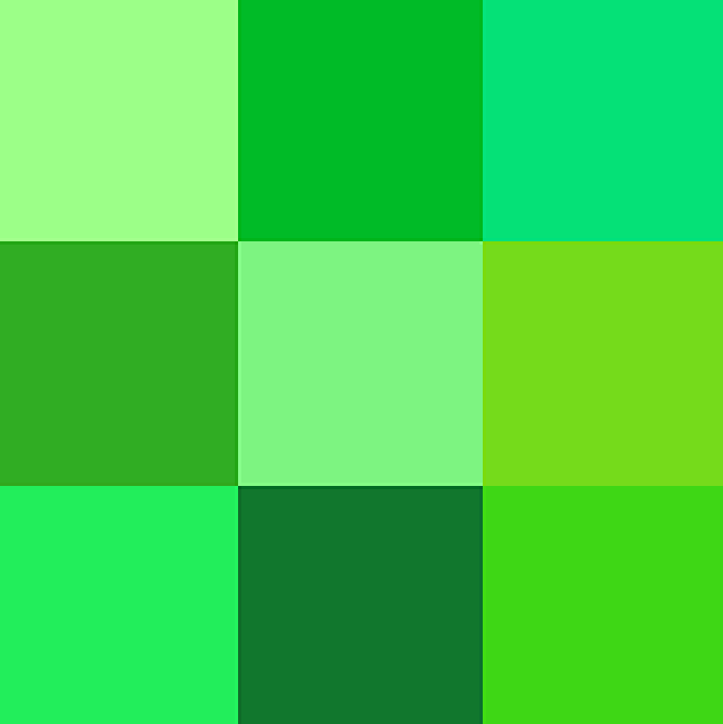 цвет зеленый