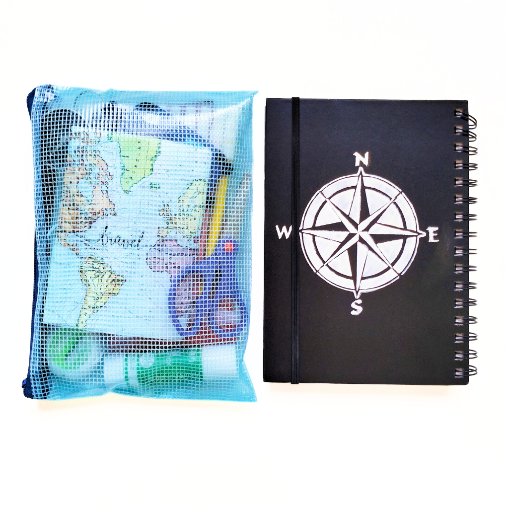 Travel diary kit for children