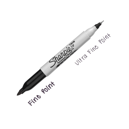 Sharpie double-sided black permanent marker