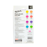A set of glowing acrylic paints
