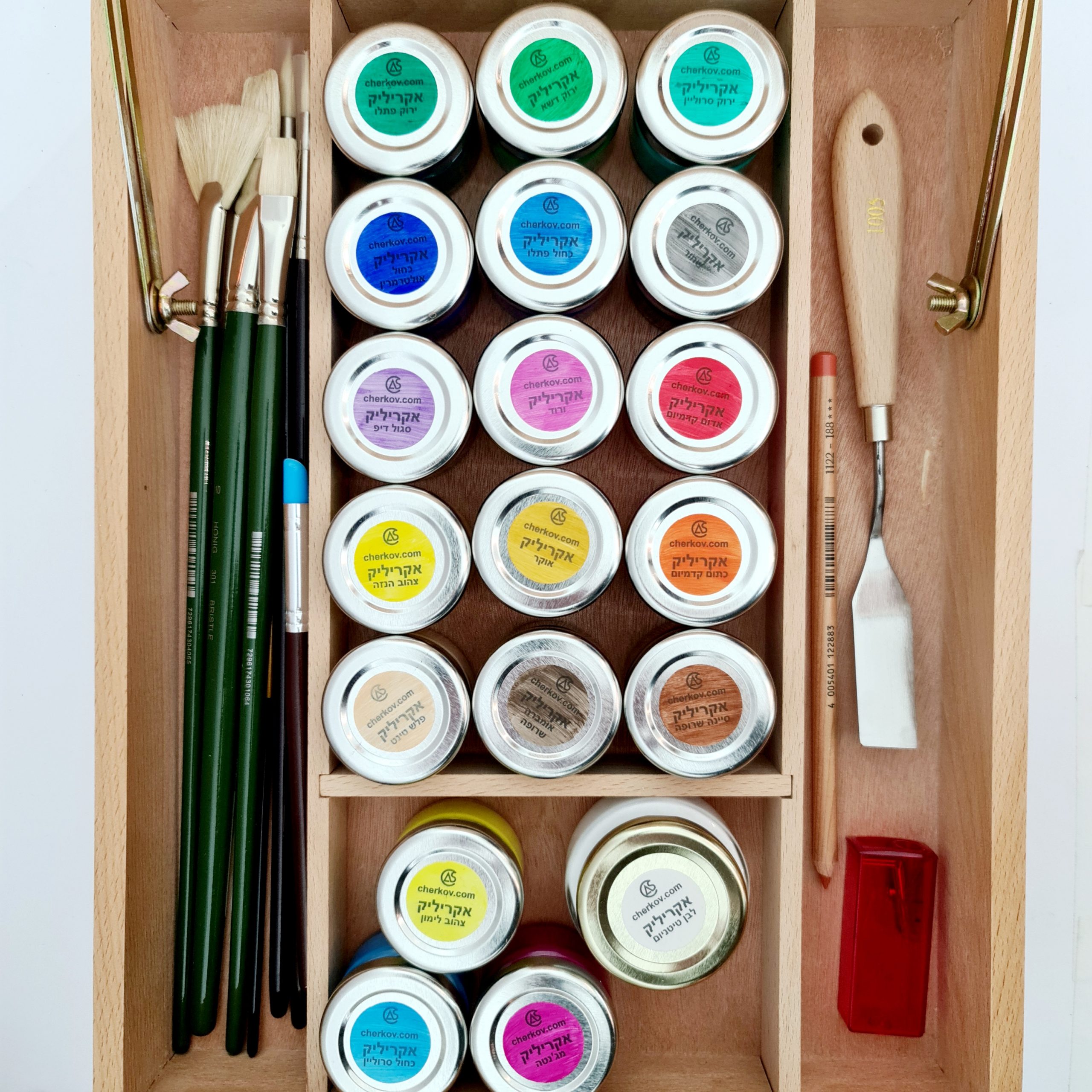 Basic painting kit in acrylic colors Art and craft boutique Cherkov home  delivery