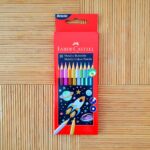 A set of metallic pencils