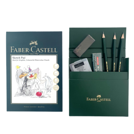 קלמר ובלוק רישום Faber Castell