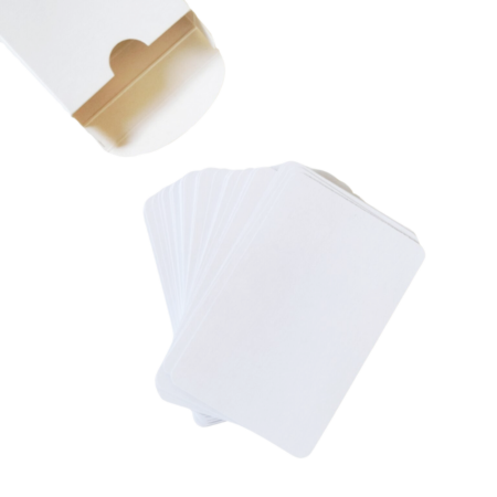 White cards for DIY creations