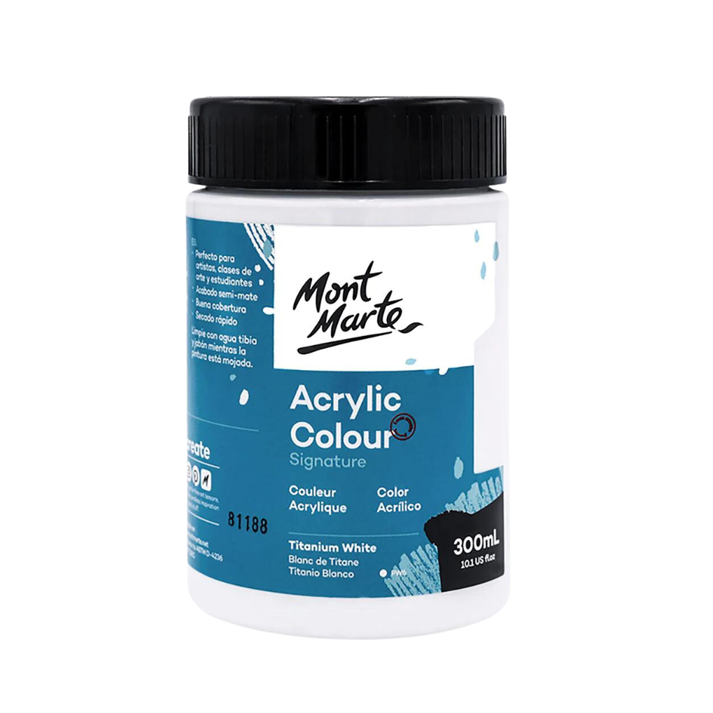 Mont Marte acrylic paint 300ml for painting, coloring and crafting Cherkov  art and creation
